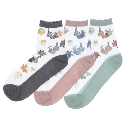 4905114949374







ウィックス
MOOMIN ロークルーソックス シースルー ミイと花