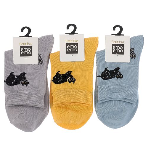 4905114953685







ウィックス
プティパ×emoemo ロークルー丈 黒猫総柄＋刺繍