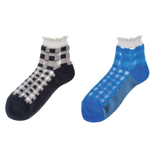 4580830500667







デビイ
andeotte シースルーショートソックス GINGHAM