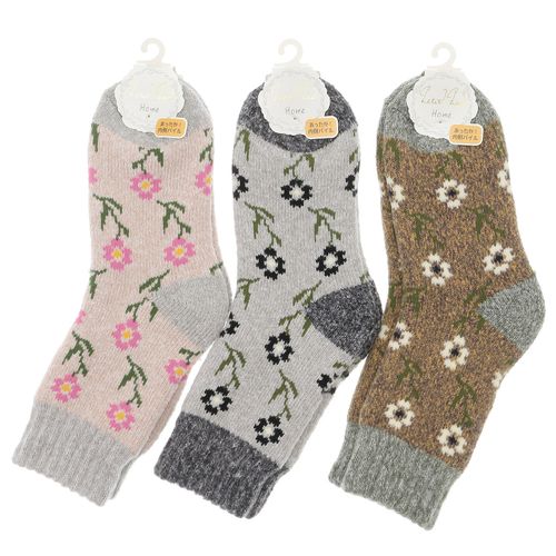 4905114487180







ウィックス
プティパ ホームクルーソックス 内パイル ふわ杢 フラワー柄