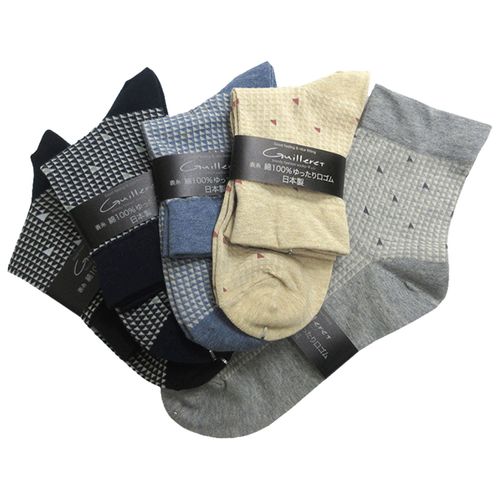 キングオリジナル
ギュレ 三角チェック柄ソックス