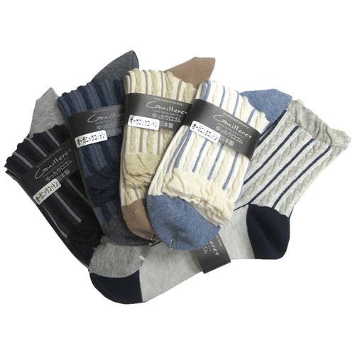 キングオリジナル
ギュレ フロート縄＆ストライプ柄ソックス