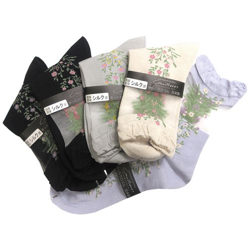 キングオリジナル
ギュレ 足首テグス センタ－蔦花柄