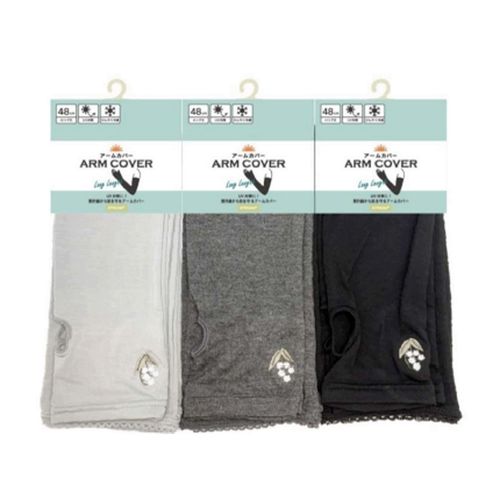 アシスト
STREAM アームカバー 花刺しゅう ロング（48cm丈）