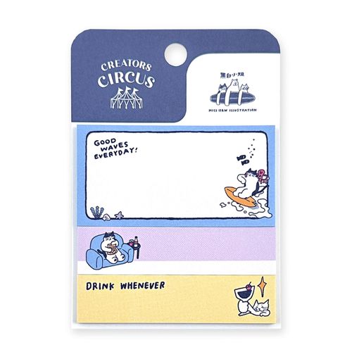 4573574266258



CB36018



カクケイ
黒白小姐 付箋セット