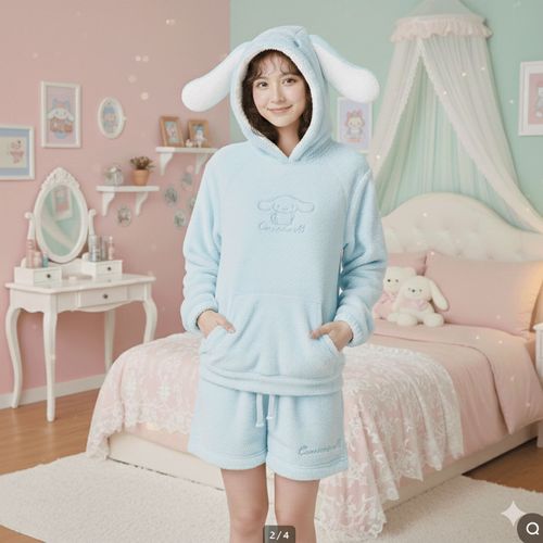 6Z6003/2P ML



美成産業
シナモ 毛糸パーカー＆ショートパンツセット