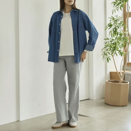 パレ・フタバ
reginetta ストライプストレッチ・ワイドパンツ