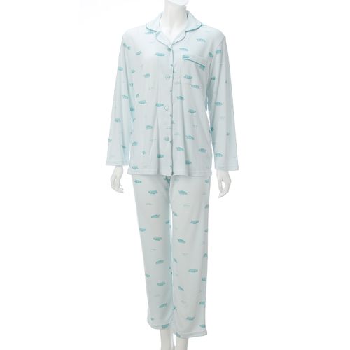 4920025124030







ヒロタ
ゆるすいみー TRスムース 総柄 長袖長パンツ シャツパジャマ レディース