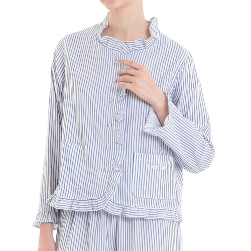 4550297307659







ナルエー
Narue コットンダブルガーゼストライプフリルパジャマ