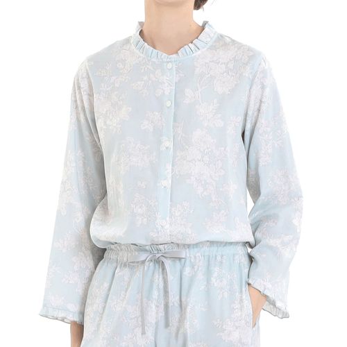 4550297307437







ナルエー
Narue 50／ダブルガーゼローズミュールフリルパジャマ