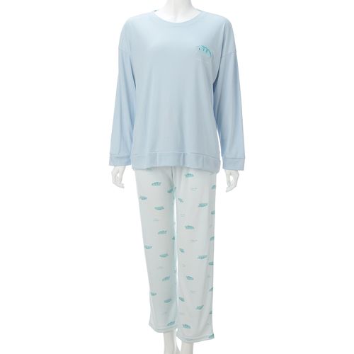 4920025124191







ヒロタ
ゆるすいみー TRスムース 無地＆総柄パンツ 長袖長パンツ Tスーツ レディース