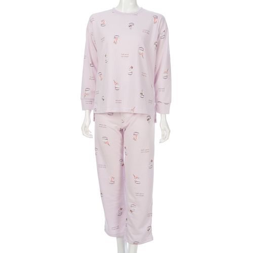 ギャルソンヌ
Candy Closet 婦人 ストライプキルト カップアイスプリント パジャマ