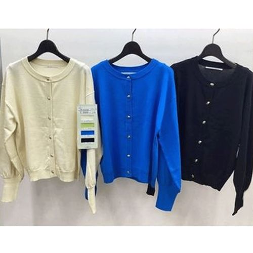 ザンパ
ザンパクルーネックニットカーデ