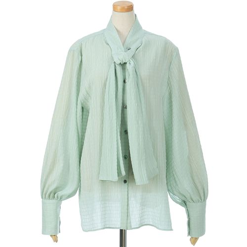 光世
Palm Riche シアーボウタイブラウス