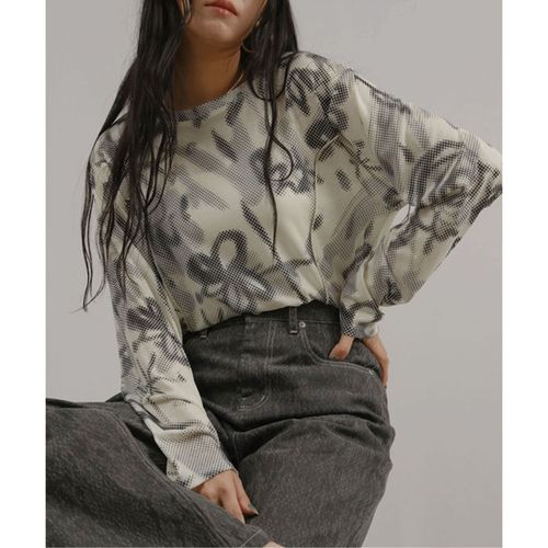 光世
Palm Riche ドットレトロ柄シアートップス