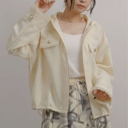 光世
Palm Riche ツイードジップパーカー