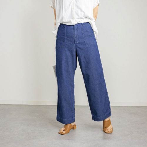 大村産業
涼やかメッシュ調デニムベイカーパンツ