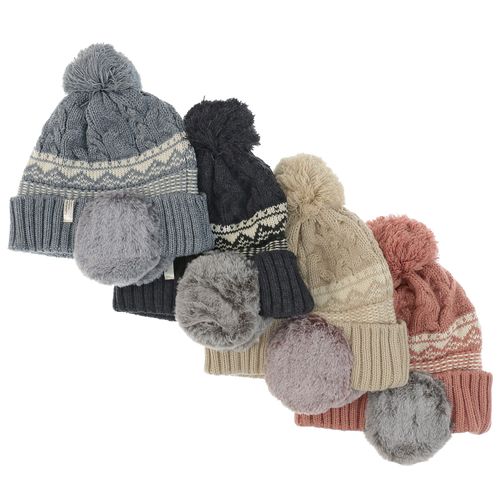 ファーストライン
耳付きノルディックニット帽