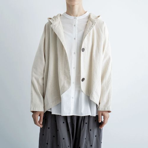 大磯産業
ista－ire 6．5oz甘撚りデニム フードバルーンジャケット