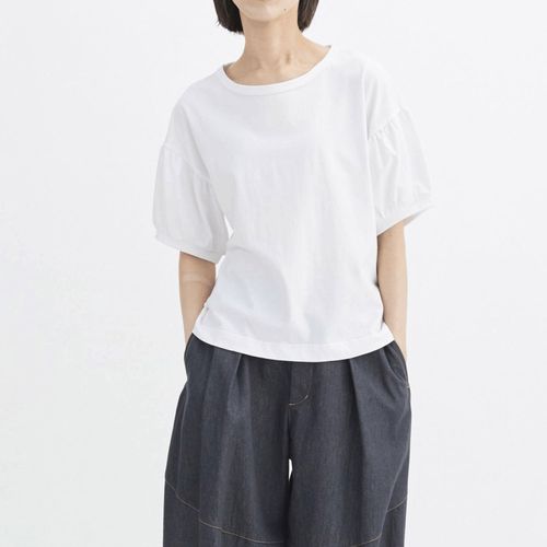 イコール
ATELIER EQUAL style コットン天竺ボリュームスリーブプルオーバー