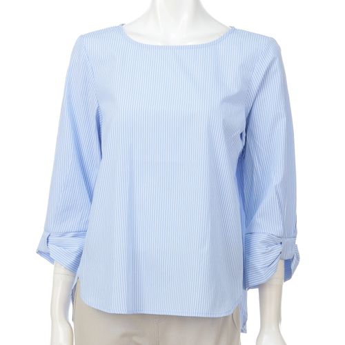 外与
TCブロードリボンディテールブラウス