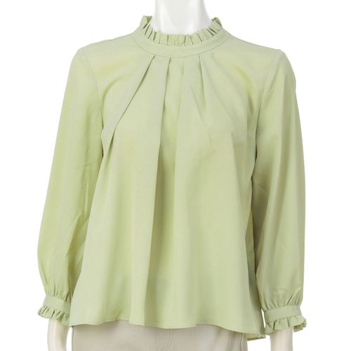 外与
ベネシャンプチハイネックブラウス