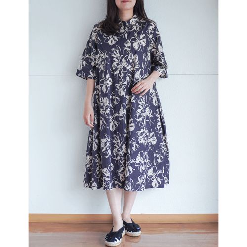 玉一商店
40ブロードインクジェットプリントワンピース