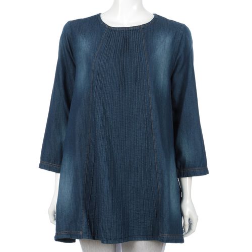 玉一商店
デニムピンタックチュニック