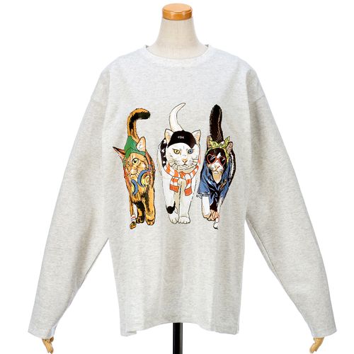 三高
CORISCO Animal Village ネコ 前後プリントロンT