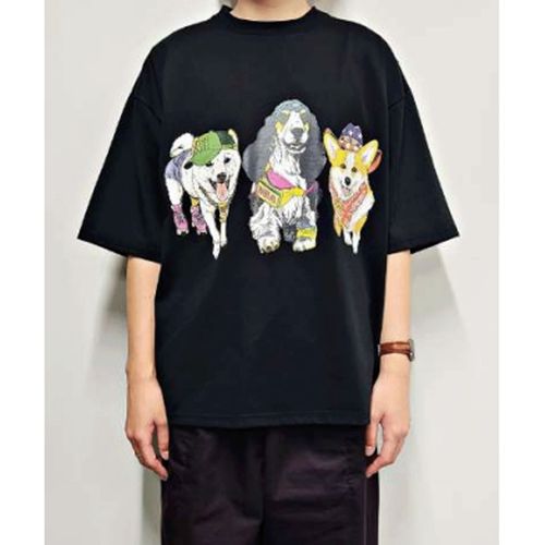 三高
CORISCO Animal Village 前後プリントイヌTシャツ
