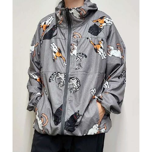 三高
CORISCO Animal Village 猫総柄ジップパーカー