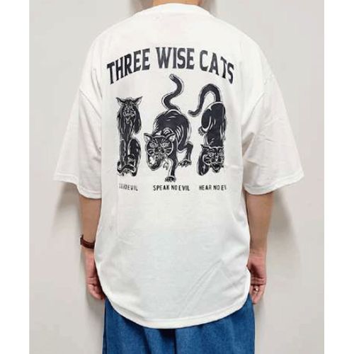 三高
CORISCO Animal Village 見ざる・言わざる・聞かざるネコ和柄Tシャツ