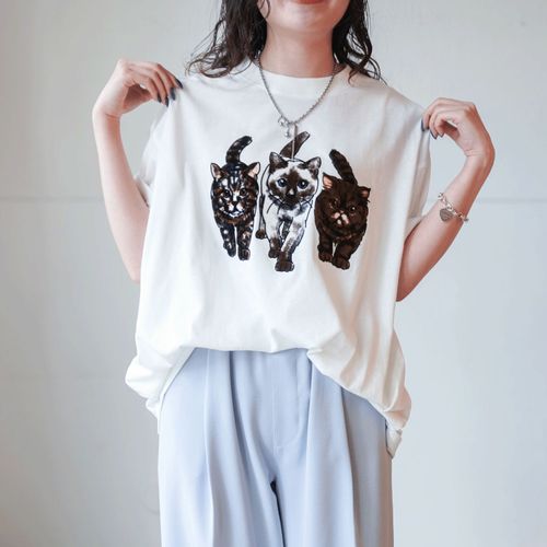 三高
CORISCO Animal Village ネコフロッキーTシャツ