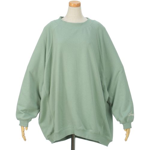 オンアンドオン
le colis バックロゴ刺しゅうラグランプルオーバー