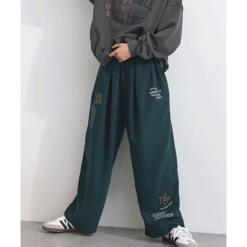 ミーム
iriey 起毛ツイルマルチロゴパンツ