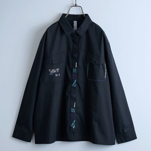 ドライブ
Emago らくがきロゴ刺繍シャツ