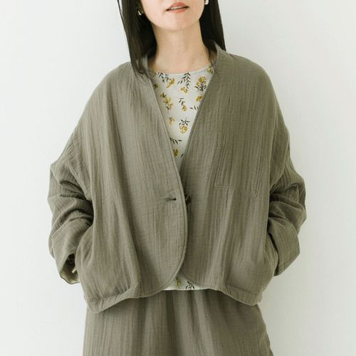 ピープル
Crea delice 接結ガーゼローブジャケット
