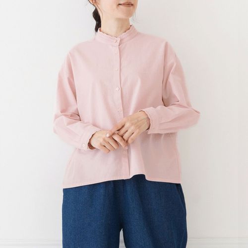 ピープル
Crea delice シャンブレーカットワーク刺繍ブラウス