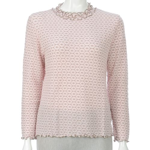 ビワレ
シャーリングジャカード三段メロウネックカットソー