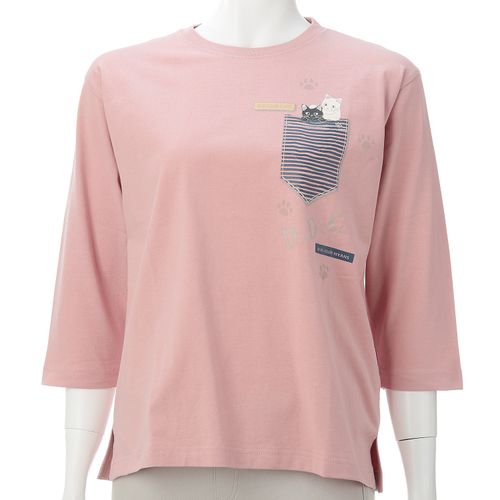 松岡
DDCLUB 7分袖T ネコ2匹