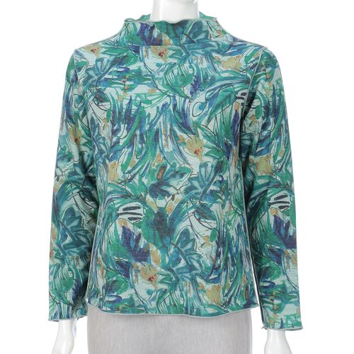 モンパリス
リバーシブルボトルネックプリントプルオーバー