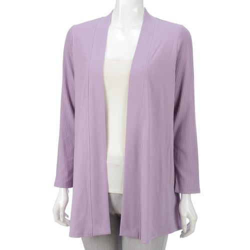 玉一商店
無地×リブ使いカーディガン