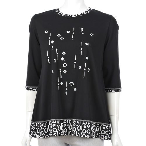 ベルディー
ROYAL VERDY クレリック落書き幾何柄切替プルオーバー