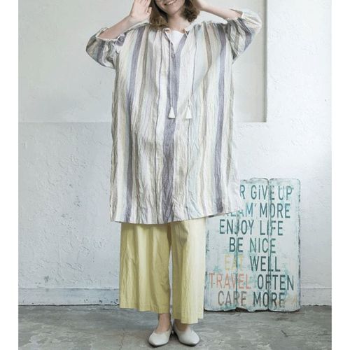 あむう
akane ストライプチュニックワンピース