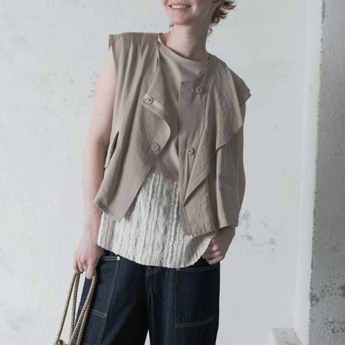 あむう
akane ドレープショルダーベスト