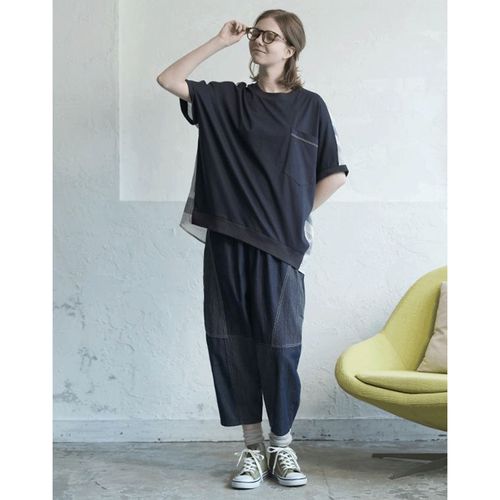 あむう
akane ライトデニム切替パンツ