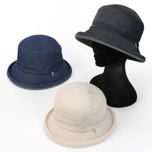 スガイ
軽量デニム ネコチャーム付きセーラーハット