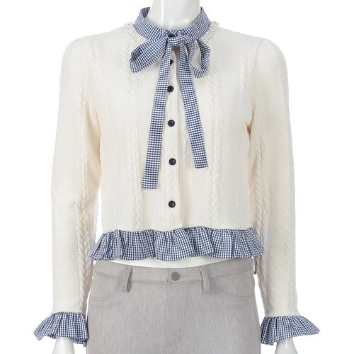 チャーミング
クラシカルケーブル編みニットカーディガン