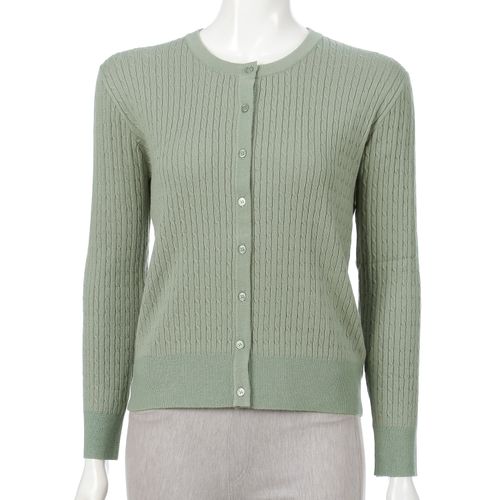 外与
総ケーブルカーディガン