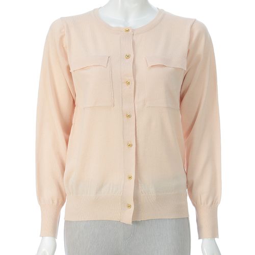 外与
両ポケットカーディガン